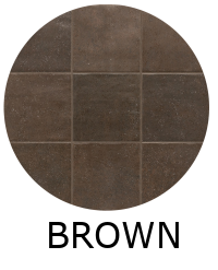 carrelage effet zellige 10x10 cm STAGE BROWN