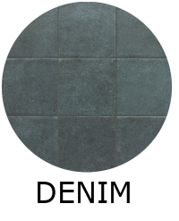 carrelage effet zellige 10x10 cm STAGE DENIM