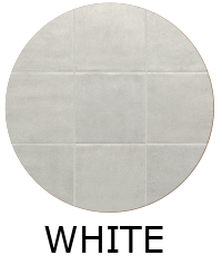 carrelage effet zellige 10x10 cm STAGE WHITE