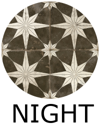 Carrelage carreaux de ciment FS STAR Night 45x45 – Etoile ancien