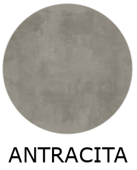 Dalle PVC clipsable effet béton 46x92 cm STONE ANTRACITA