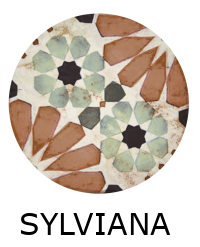 Carrelage SYLVIANA 20x20 cm effet carreaux ciment vieilli
