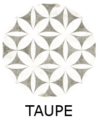 Carrelage TAUPE 20x20 cm effet carreaux ciment vieilli