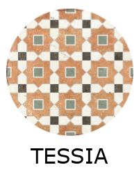 Carrelage TESSIA 20x20 cm effet carreaux ciment vieilli