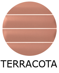 carrelage effet zellige 5x20 cm LYSEA THREE TERRACOTA