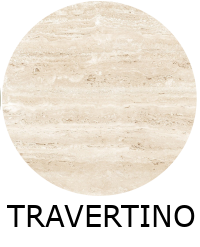Dalle sur plot 60.5x60.5x1.8 cm TRAVERTINO rectifié