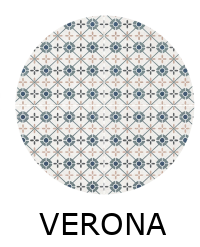 Carrelage Verona 45x45 – Imitation carreaux de ciment bleu et beige