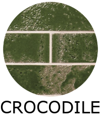 carrelage effet zellige 6,4x26 cm ZEPHIR CROCODILE GREEN