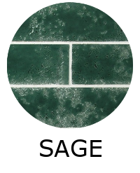 carrelage effet zellige 6,4x26 cm ZEPHIR SAGE BLUE