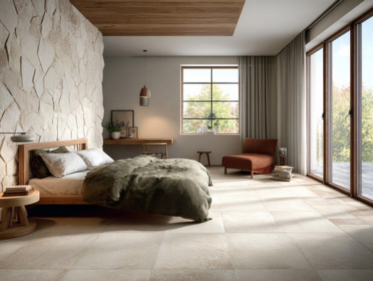 Oser le carrelage dans la chambre : l'audace du confort moderne
