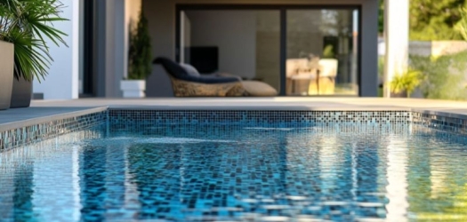 Quand la mosaïque sublime la piscine à débordement