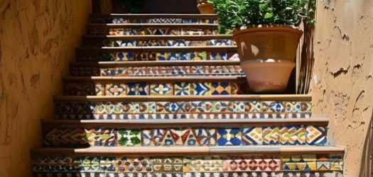Carreaux de ciment dans les escaliers extérieurs : que faut-il prévoir ?