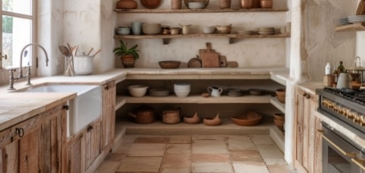 Terracotta et carrelage effet vintage : duo gagnant ?