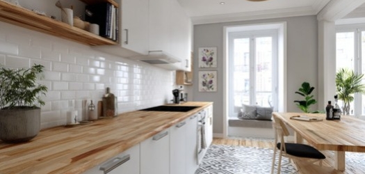 Quelle faïence choisir pour agrandir visuellement une petite cuisine ?