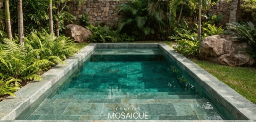 Mini piscine lagon : quel carrelage choisir pour créer une eau turquoise ou natu